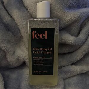 Hemp oil facial cleanser